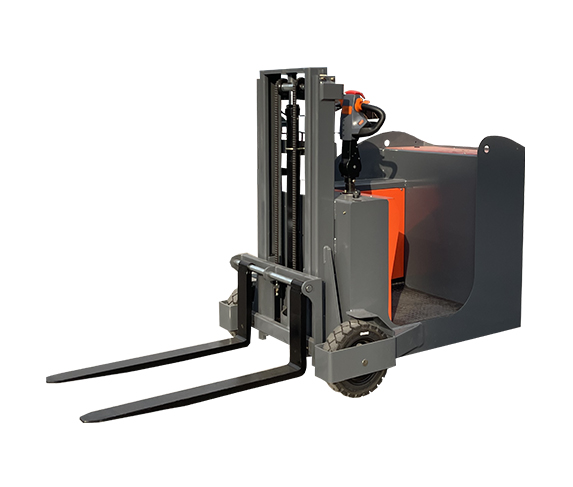 24V 1.2噸電轉(zhuǎn)向站架式堆垛車